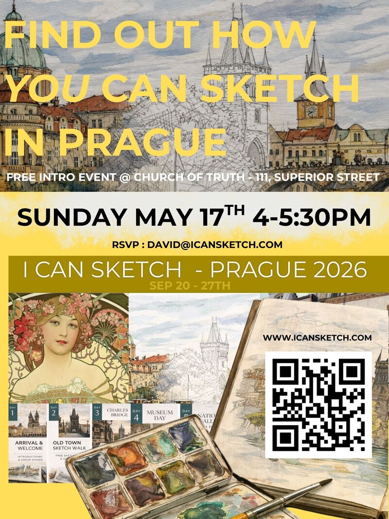 I can Sketch -  Prague - Info and Taster - May 6th @ Church Of Truth
