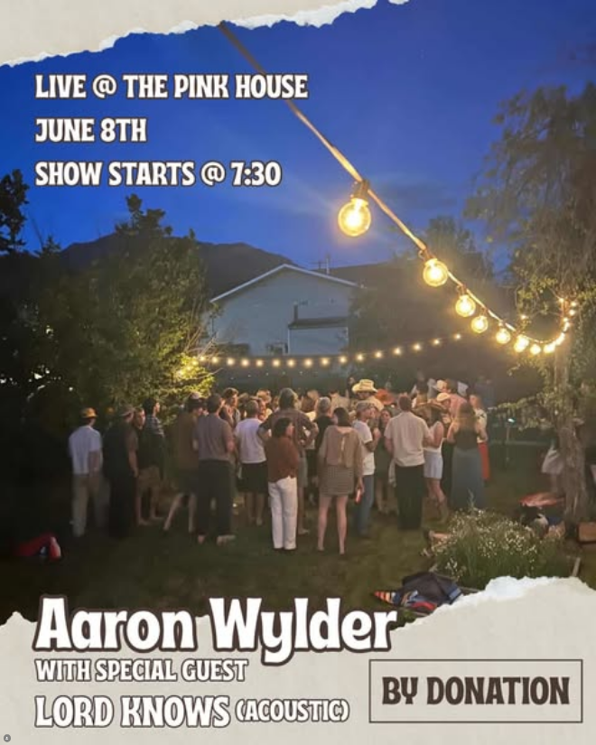 Aaron Wilder special House Show - May 6th @ The Pink House