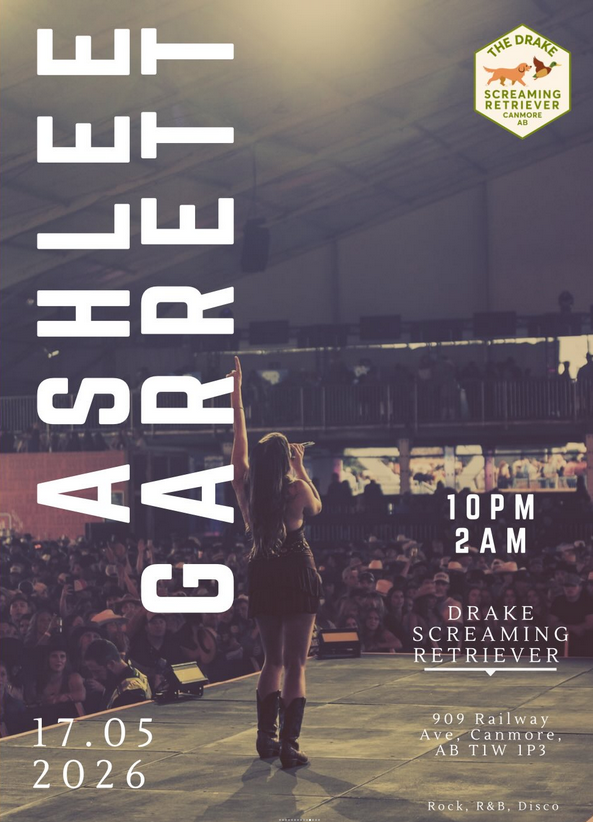 Ashley Garrett at The Drake! - May 6th @ The Drake Pub