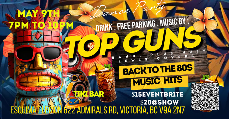 Top Guns Tiki party - May 6th @ Esquimalt Legion