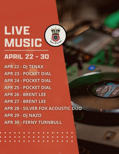 Brent Lee LIVE at The Rose! - May 2nd @ The Rose and Crown (Banff)
