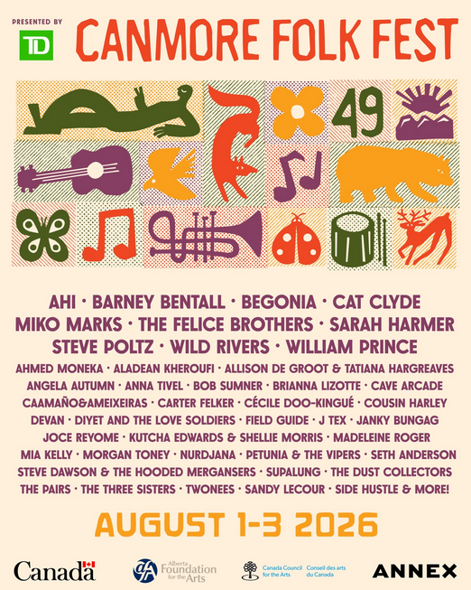 The 49th Annual Canmore Folk Festival - May 4th @ Centennial Park