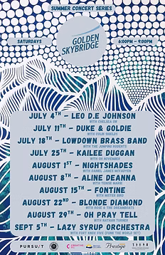 Golden Skybridge Summer Concert Series: Leo D.E. Johnson with Chelsea Ow - May 6th @ Golden Skybridge
