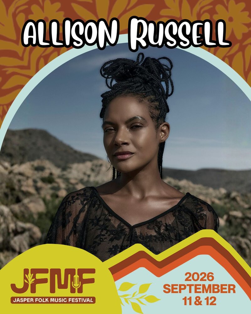 Jasper Folk Music Festival 2026 - May 6th @ Commemoration Park