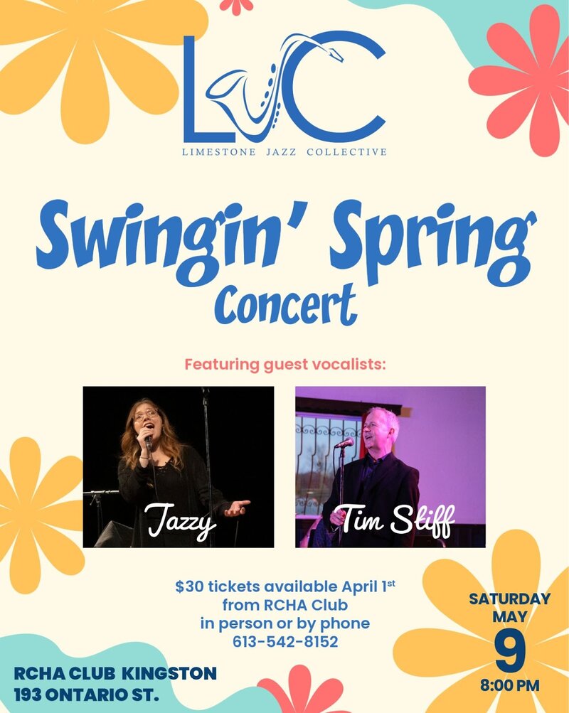 Limestone Jazz Collective, Tim Stiff @ The Club at the R.C.H.A. May 9 2026 - May 6th @ The Club at the R.C.H.A.