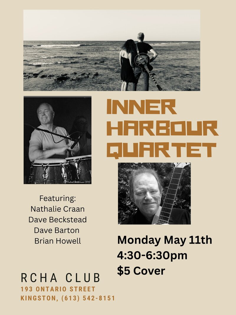 Jazz Mondays: Inner Harbour Jazz @ The Club at the R.C.H.A. May 11 2026 - May 6th @ The Club at the R.C.H.A.