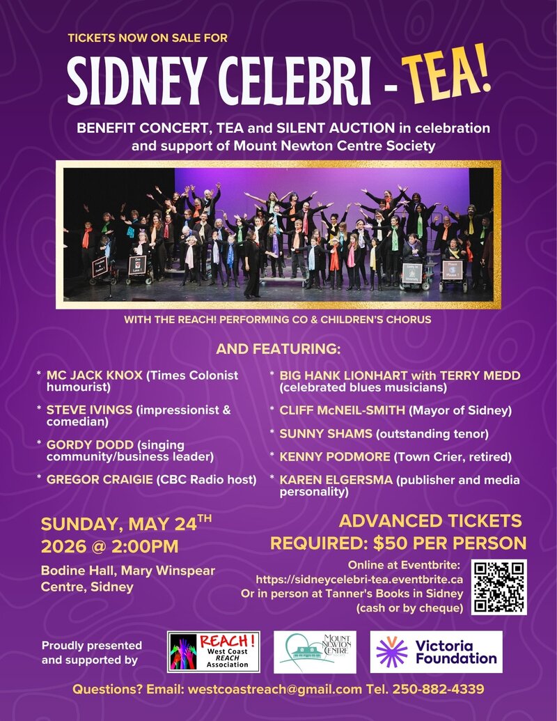 SIDNEY CELEBRI-TEA - May 6th @ Mary Winspear Centre