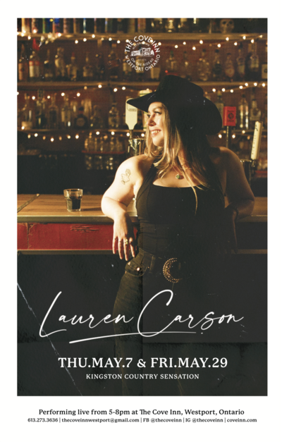 Original Thursdays: Lauren Carson @ The Cove Inn May 29 2026 - May 6th @ The Cove Inn
