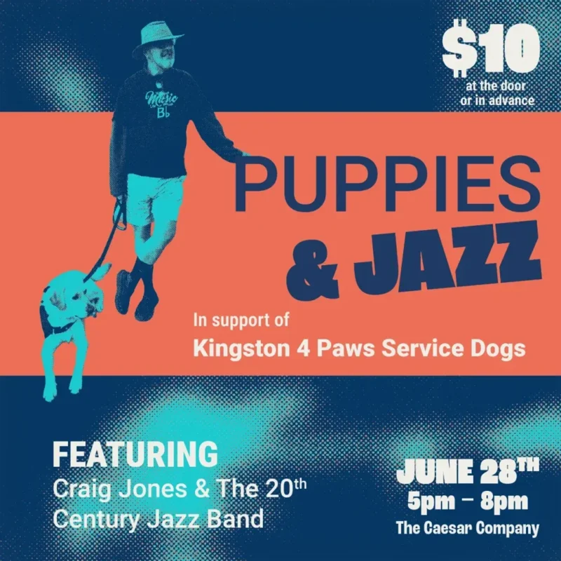 Puppies & Jazz: 20th-Century Band @ The Caesar Company Jun 28 2026 - May 7th @ The Caesar Company