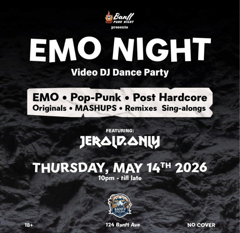 Emo Night Video DJ Dance Party - May 11th @ Sizzlers