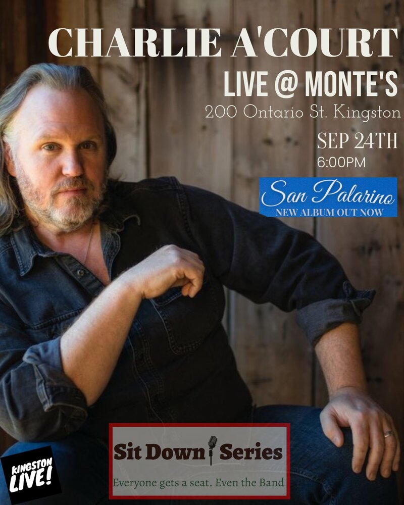 Sit Down Series: Charlie A'Court @ Monte's Sep 24 2026 - May 14th @ Monte's