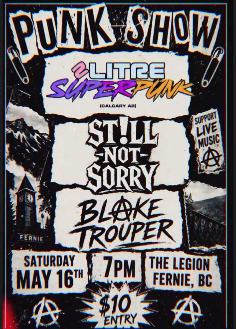 Punk Show at The Legion - May 11th @ The Legion