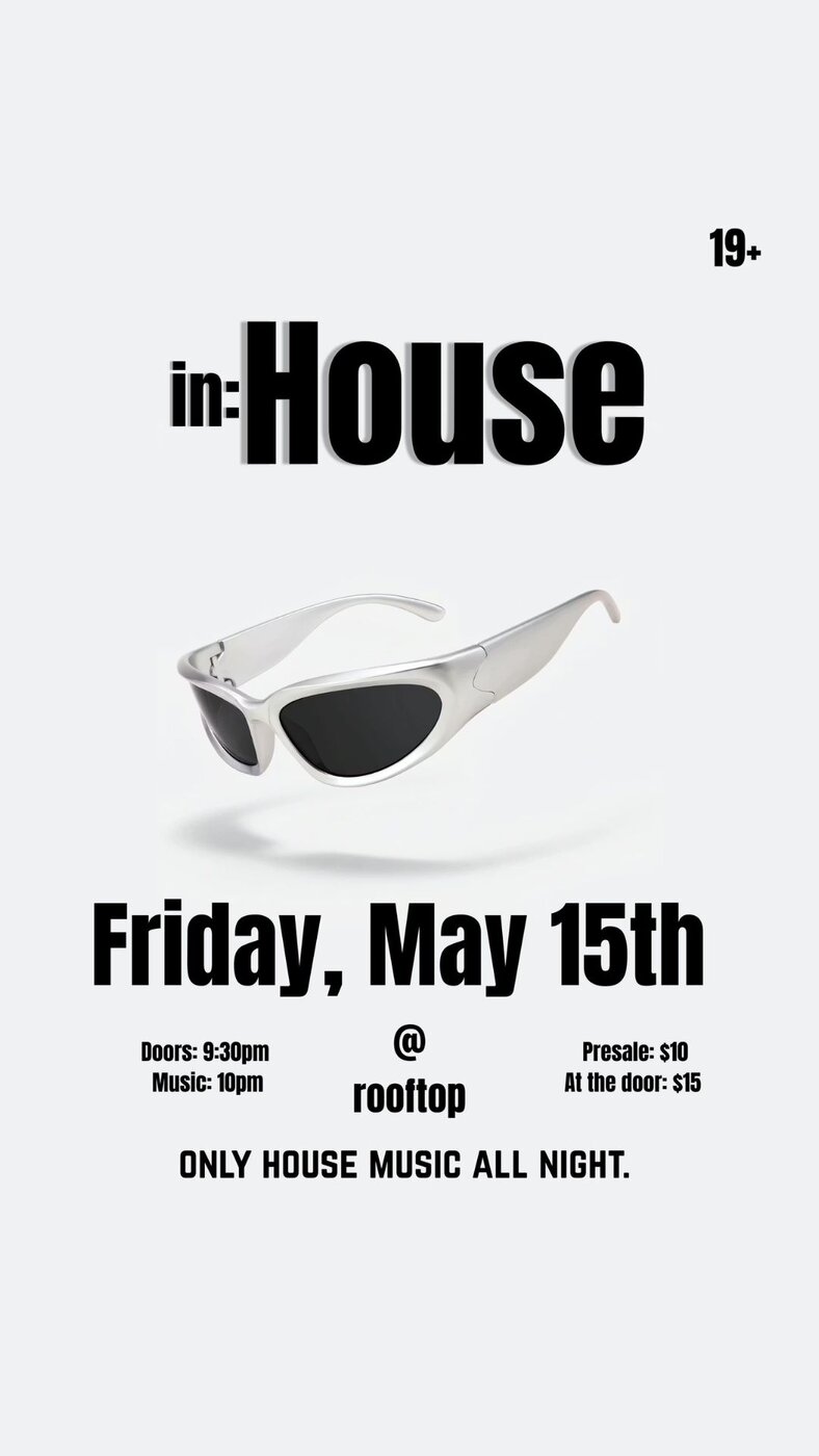 In:house - May 13th @ Studio 919