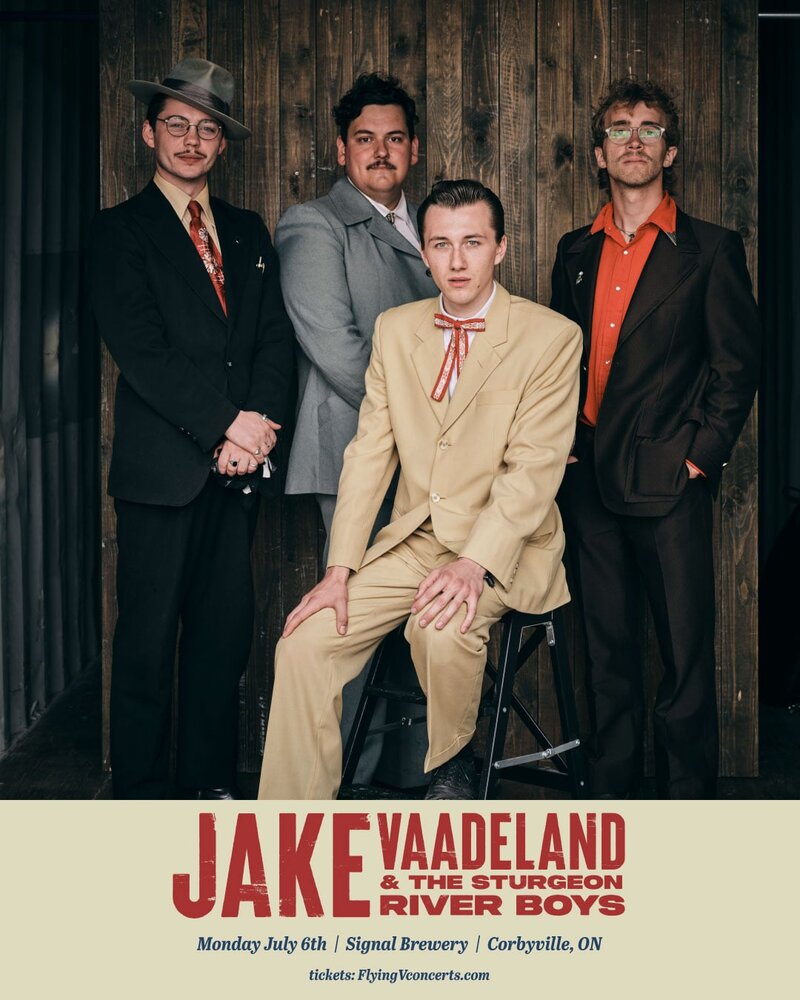Jake Vaadeland & The Sturgeon River Boys @ Signal Brewery Jul 6 2026 - May 13th @ Signal Brewery