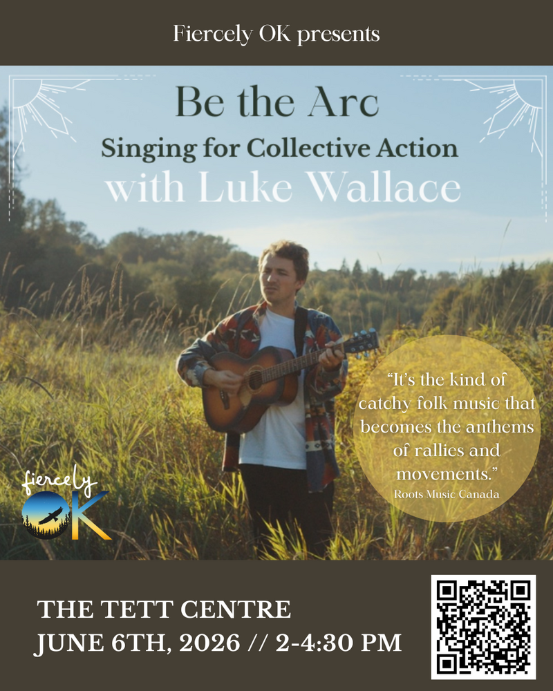 Be the Arc - Singing for Collective Action: Luke Wallace, Steph Drouin, Paul Barton @ Tett Centre for Creativity & Learning Jun 6 2026 - May 15th @ Tett Centre for Creativity & Learning