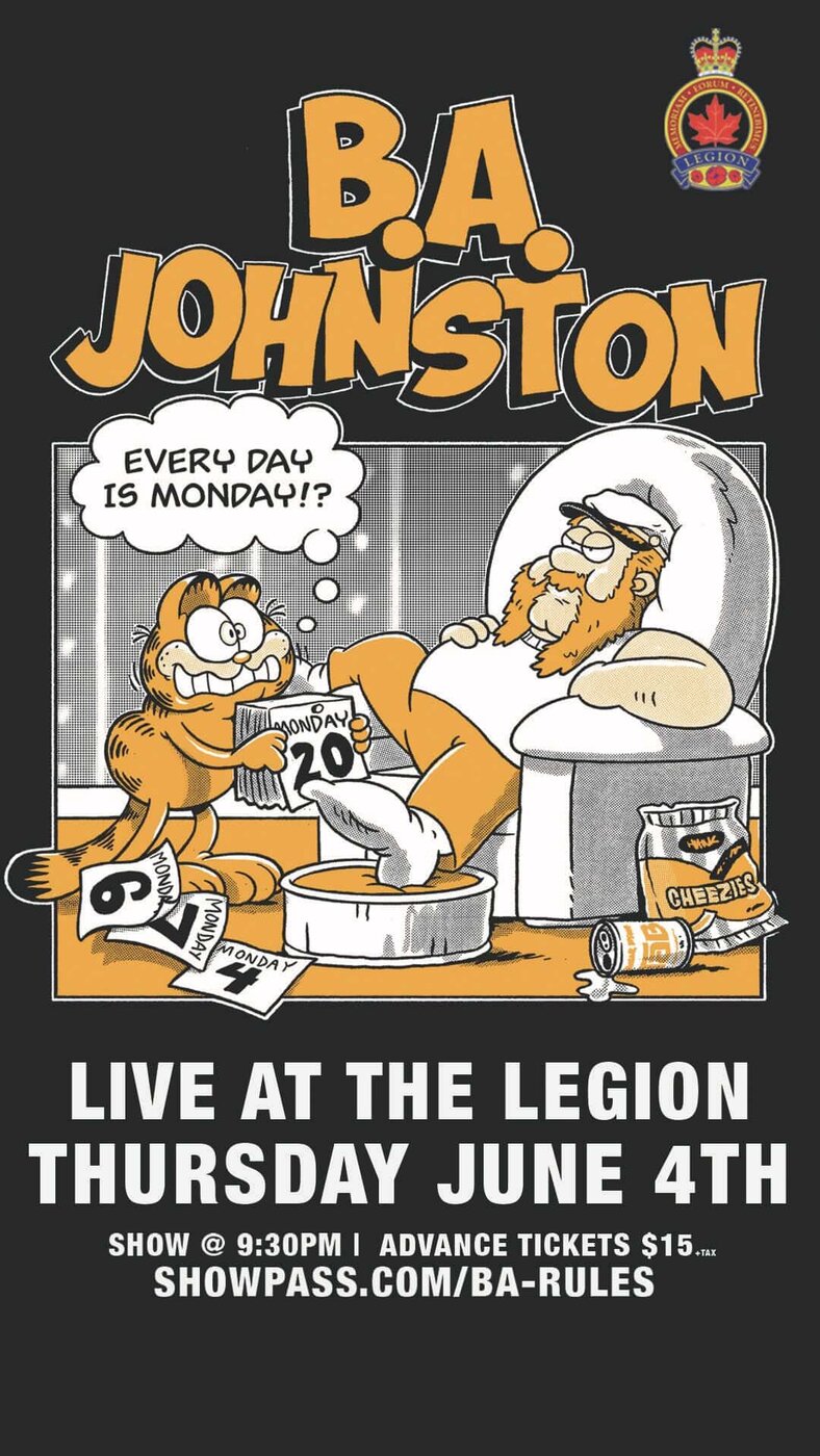 Event image for B.A Johnston Live And In Person | At The Fernie Legion B.A Johnston Live And In Person @ Fernie Legion - Jun 04, 2026