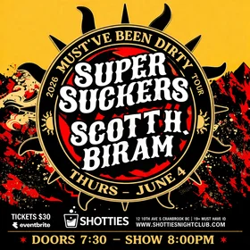 Supersuckers w/ Scott H. Biram - Jun 15th @ Shotties Nightclub
