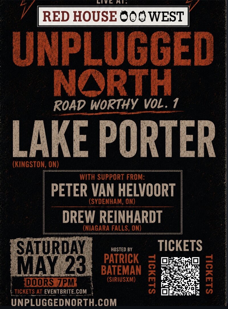 Lake Porter, Peter Van Helvoort, Drew Reinhardt @ Red House West May 23 2026 - May 21st @ Red House West