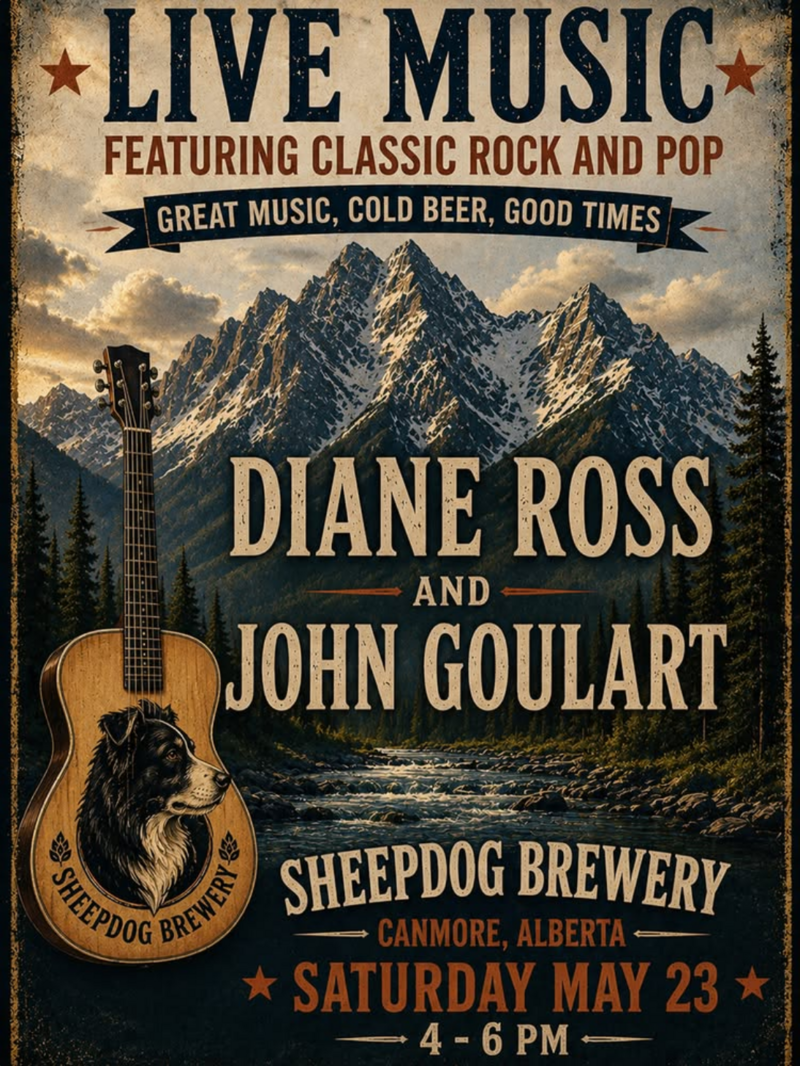 Live Music with Diane Ross and John Goulart - May 22nd @ Sheepdog Brewing