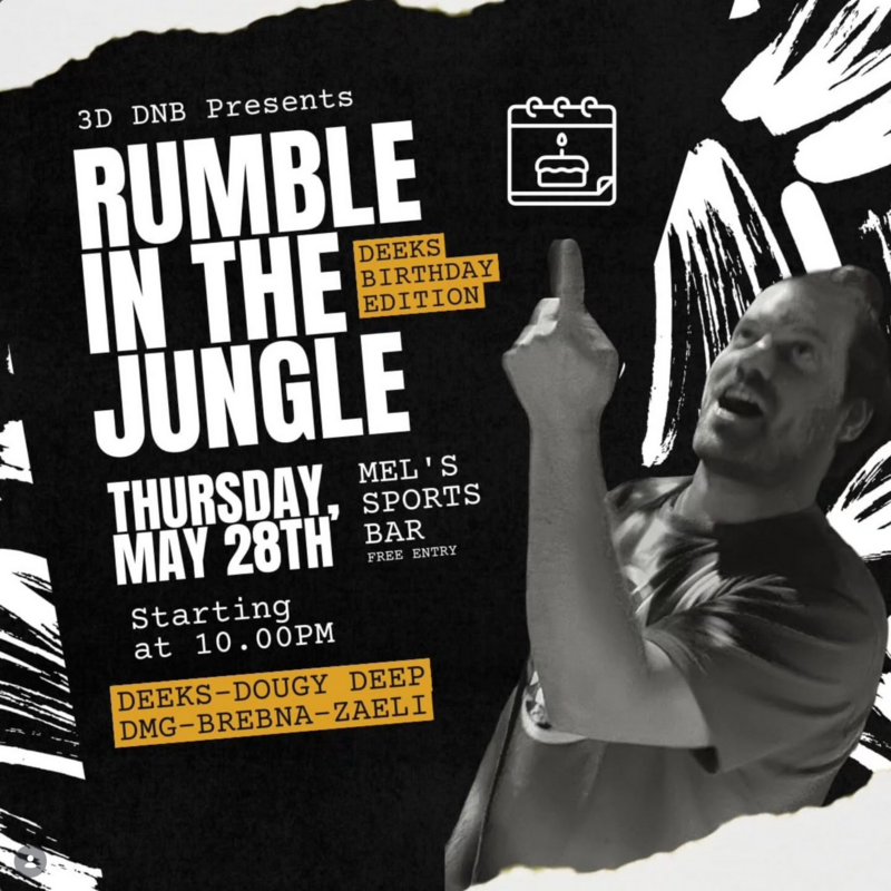 Rumble In the Jungle - May 22nd @ Melissa's Missteak