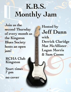 KBS Monthly Jam: Jeff Dunn @ The Club at the R.C.H.A. Jun 11 2026 - Jun 15th @ The Club at the R.C.H.A.