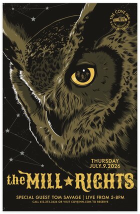 Original Thursdays: The Mill&bull;Rights, Tom Savage @ The Cove Inn Jul 9 2026 - Jul 11th @ The Cove Inn