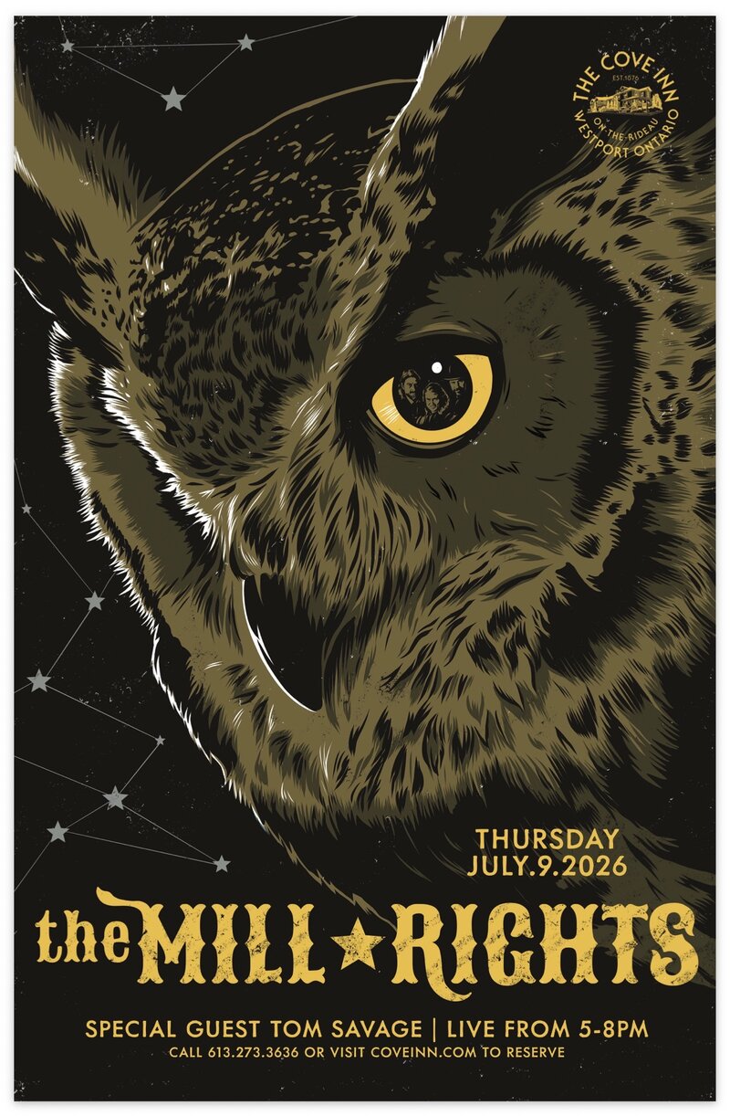 Original Thursdays: The Mill&bull;Rights, Tom Savage @ The Cove Inn Jul 9 2026 - May 30th @ The Cove Inn