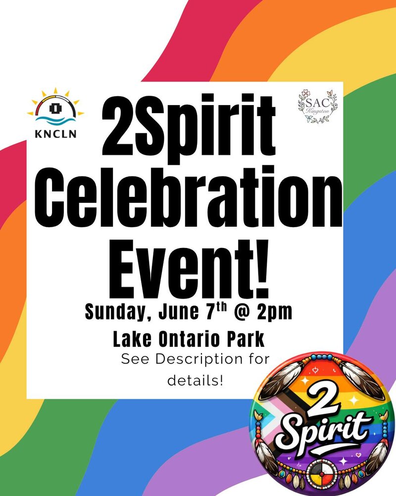 2Spirit Celebration - Jun 1st @ Lake Ontario Park