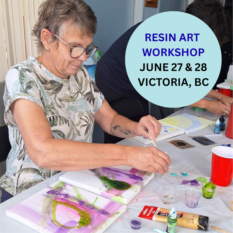 Resin Art Workshop - 2 days - Jun 3rd @ Cook St. Activity Centre