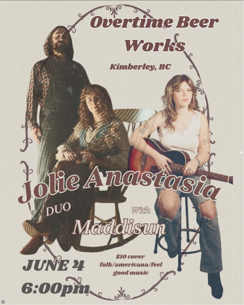 Jolie Anastasia Duo with Maddisun - Jun 2nd @ Over Time Beer Works