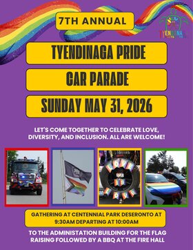 Tyendinaga Pride: 7th Annual Car Parade - Jun 5th @ Centennial Park