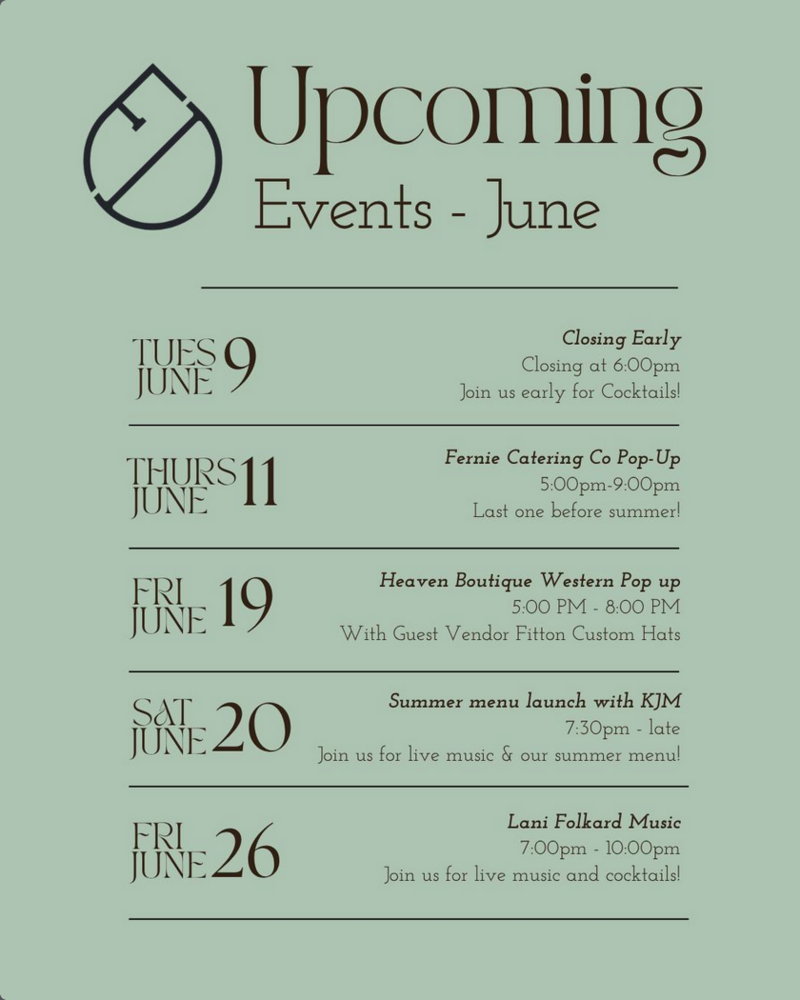 Live Music with Lani Folkard Band - Jun 4th @ Fernie Distillers