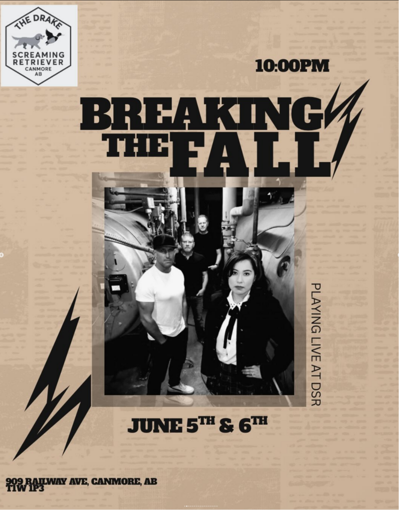 Breaking The Fall LIVE at The Drake! - Jun 2nd @ The Drake Pub