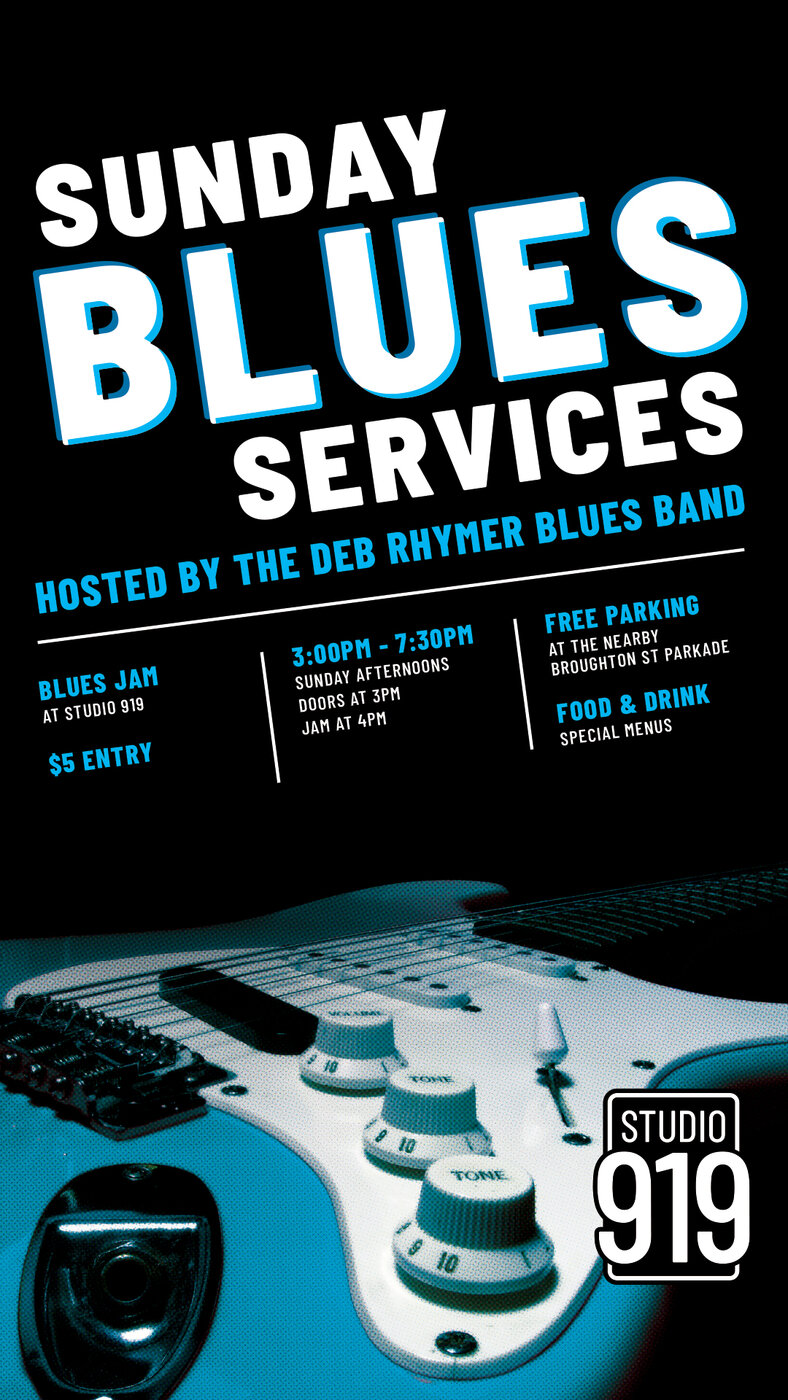 Sunday Blues Service - Jul 10th @ Studio 919