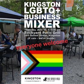Kingston LGBTQ+ Business Mixer - Jun 20th @ The Backyard Patio Bar & Grill