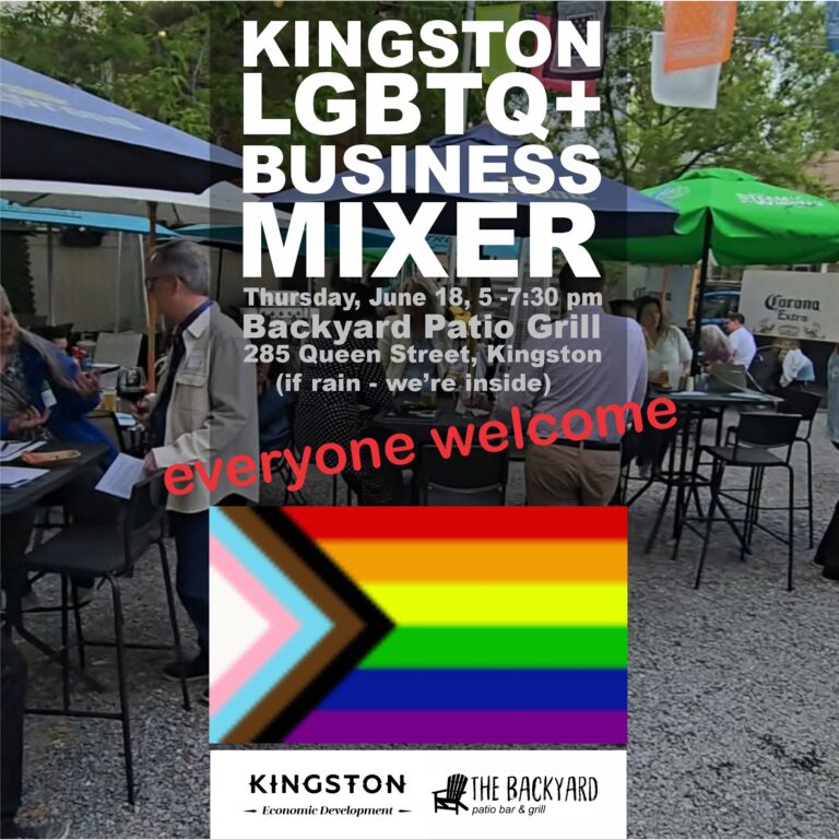 Kingston LGBTQ+ Business Mixer - Jun 1st @ The Backyard Patio Bar & Grill
