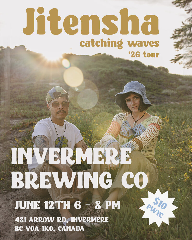 Jitensha Live at Invermere Brewing Co - Jun 4th @ Invermere Brewing Co