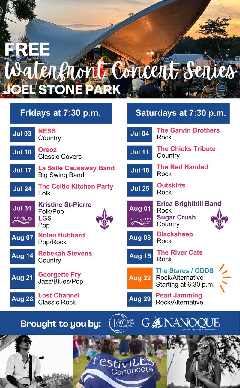Waterfront Concert Series: The Celtic Kitchen Party @ Joel Stone Heritage Park Jul 24 2026 - Jun 3rd @ Joel Stone Heritage Park