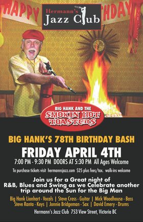 Fri. Apr 4th 2025 - - Jun 8th @ Hermann's Jazz Club