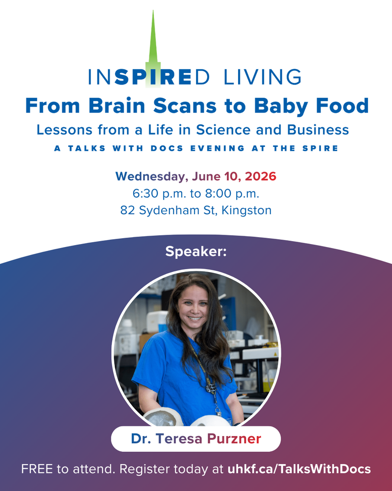A Talks with Docs Evening: From Brain Scans to Baby Food - Jun 3rd @ The Spire