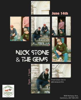 Blu Beach Band With Nick Stone & The Gems Western Canadian Tour - Jun 21st @ The Drake Pub