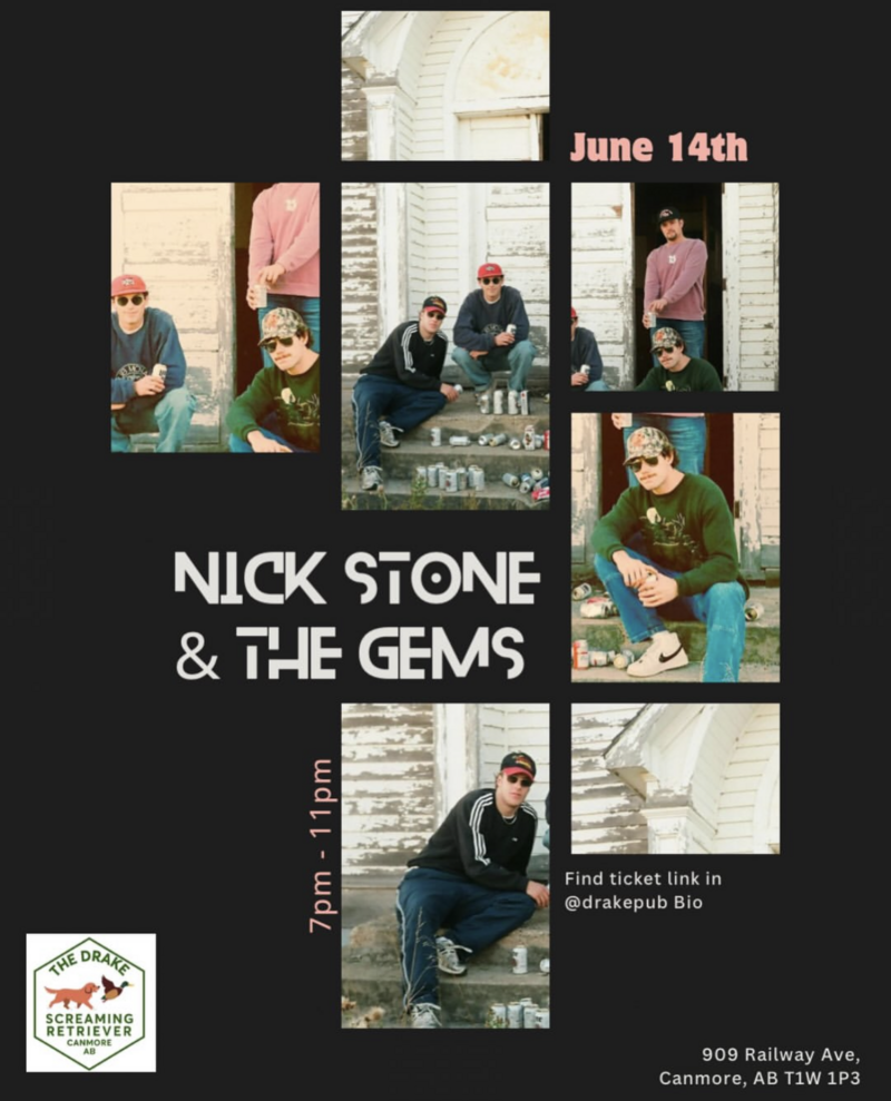 Blu Beach Band With Nick Stone & The Gems Western Canadian Tour - Jun 3rd @ The Drake Pub