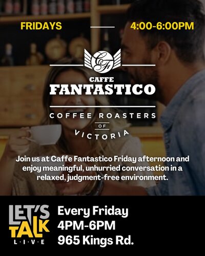 Let's Talk Live: Friday Evening Conversation and Connection - Jun 5th @ Caffe Fantastico