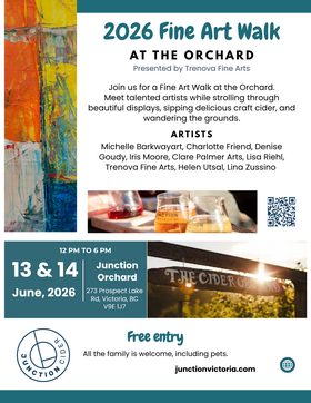 Fine Art Art Walk at Junction Cidery - Jun 15th @ Junction Orchard & Cidery