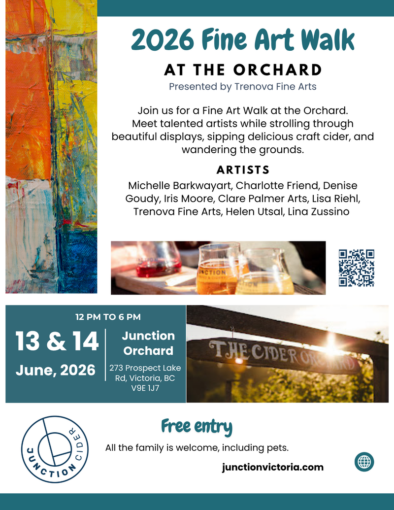 Fine Art Art Walk at Junction Cidery - Jun 15th @ Junction Orchard & Cidery