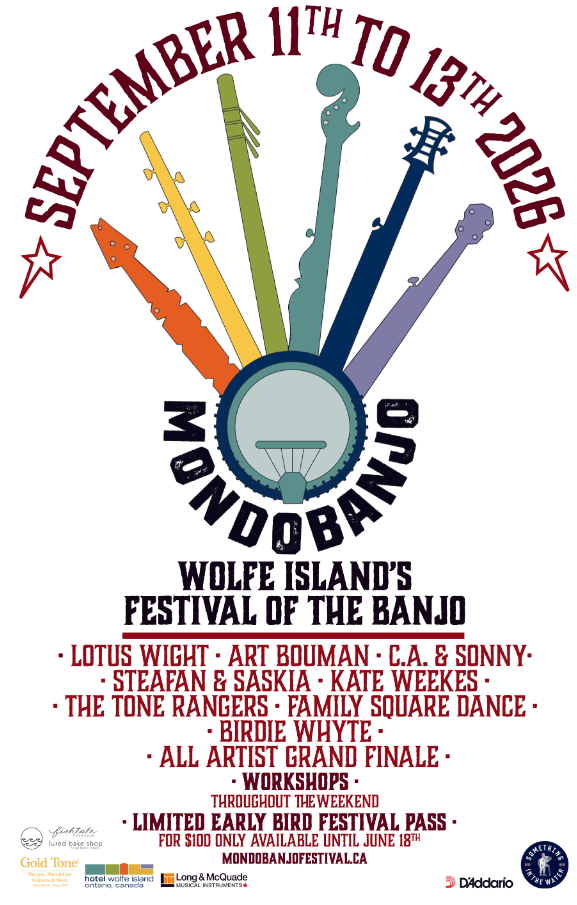 MondoBanjo: Wolfe Island's Festival of the Banjo - Jun 16th @ Hotel Wolfe Island