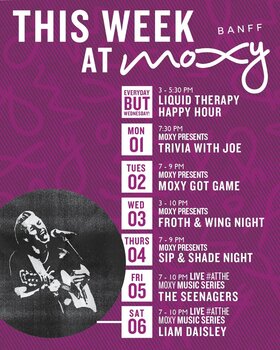 #LiveAtTheMoxy presents: The Seenagers - Jun 8th @ Moxy Hotel