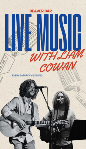 Live Music Saturdays with Liam Cowan - Jun 21st @ Beaver Bar