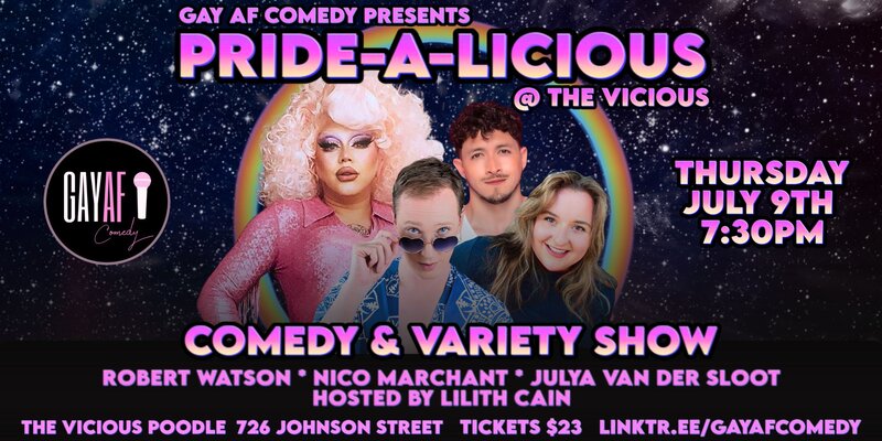 Pride-A-Licious @ The Vicious - Jun 13th @ The Vicious Poodle