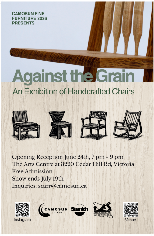 Against The Grain: An Exhibition of Handcrafted Chairs - Jun 19th @ The Arts Centre at Cedar Hill
